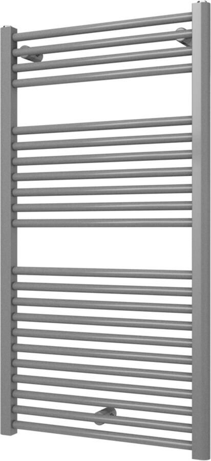 Plieger Palermo designradiator horizontaal 111.1x60cm 605W zilver metallic 7252440