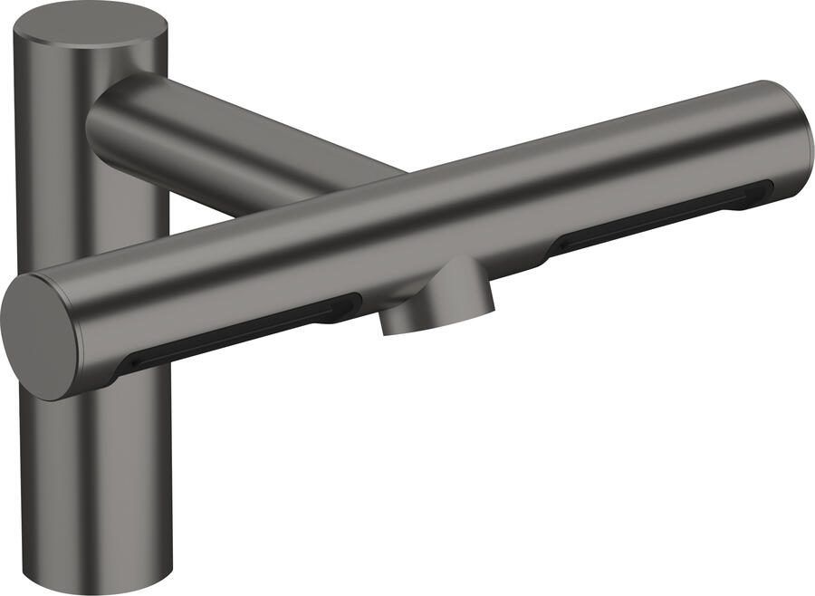 Boss & Wessing Handwas Wastafelkraan met Föhn handdroger BWS Pure Gun Metal 1200 W