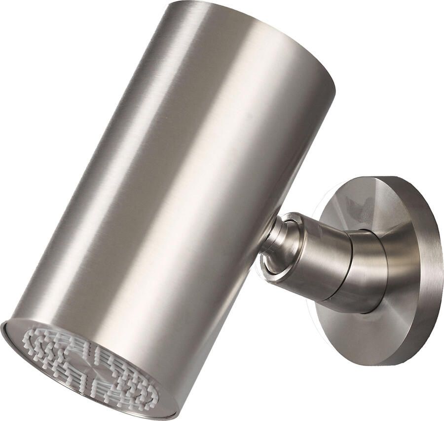 Boss & Wessing Hoofddouche BWS Maya Beam Rond 1 Stand met Muurbevestiging Geborsteld Staal PVD