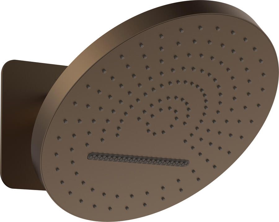 Boss & Wessing Hoofddouche BWS Sensa 32 cm met Inbouwbox Geborsteld Brons PVD Tropical Rain