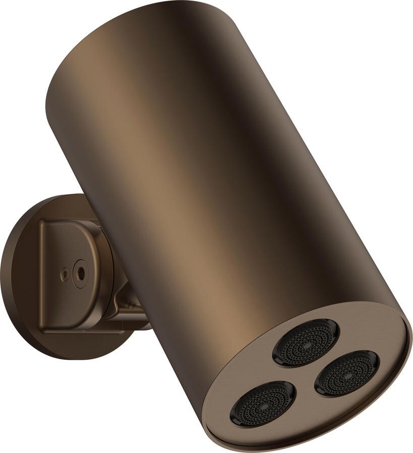 Boss & Wessing Hoofddouche BWS Sensa Cilinder Muur Geborsteld Brons PVD