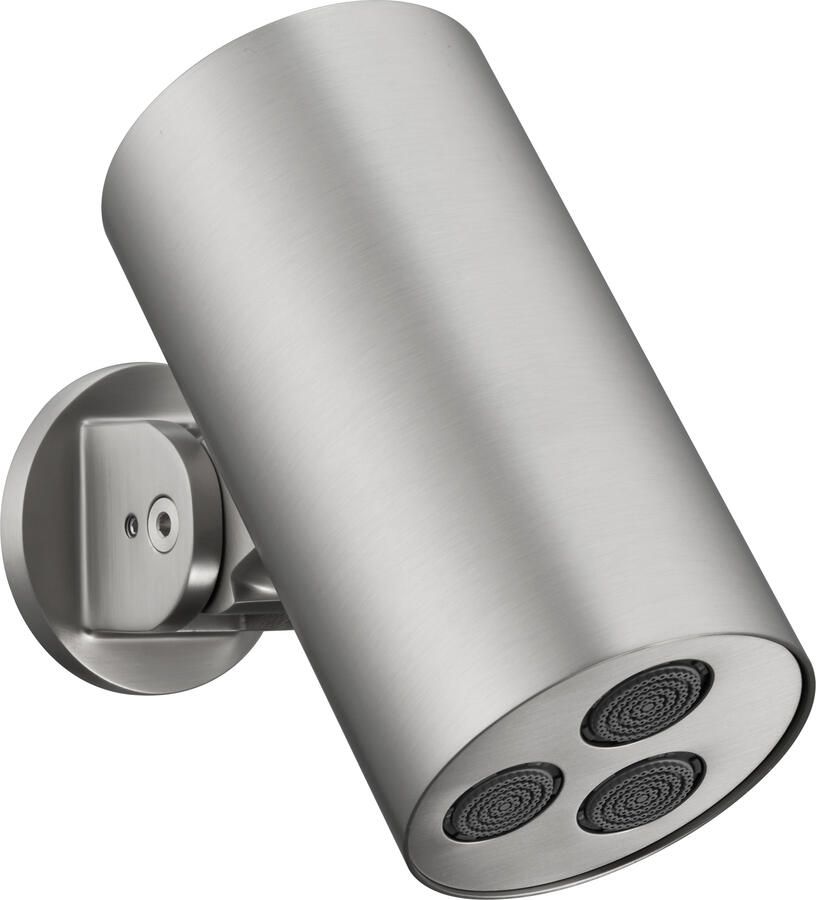 Boss & Wessing Hoofddouche BWS Sensa Cilinder Muurmontage Geborsteld RVS