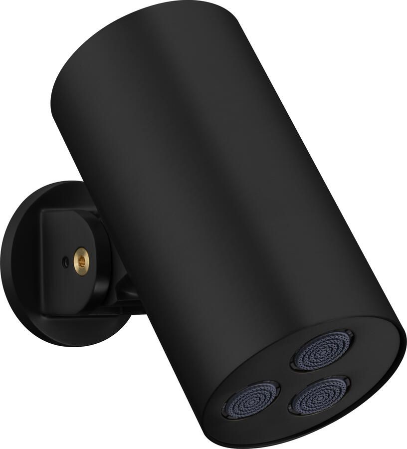 Boss & Wessing Hoofddouche BWS Sensa Cilinder Muurmontage Mat Zwart PVD