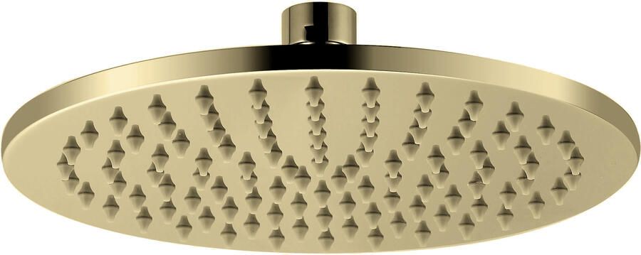 Boss & Wessing Hoofddouche BWS Sensa Rond 30 cm Geborsteld Goud PVD