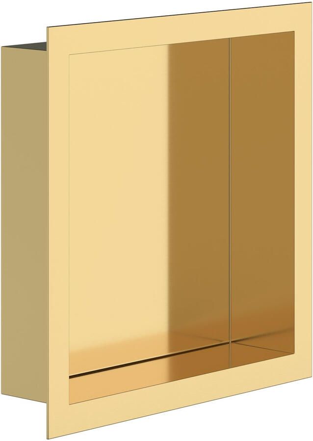 Boss & Wessing Inbouwnis BWS Colorato 30x30x7 cm Geborsteld Goud