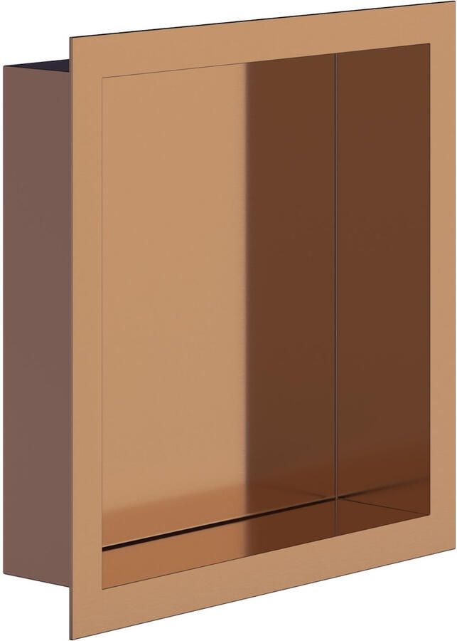 Boss & Wessing Inbouwnis BWS Colorato 30x30x7 cm Geborsteld Koper