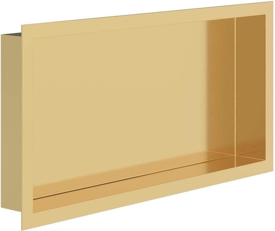 Boss & Wessing Inbouwnis BWS Colorato 30x60x7 cm Geborsteld Goud