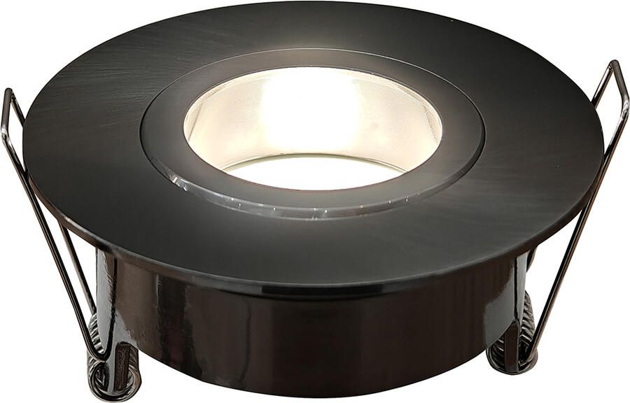 Boss & Wessing Inbouwspot Enkel BWS Spears Dimbaar IP65 Gunmetal