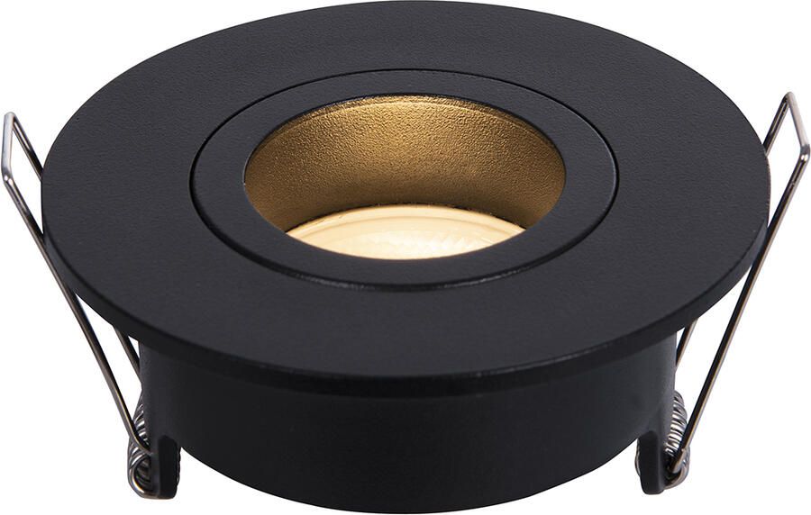 Boss & Wessing Inbouwspot Enkel BWS Spears Dimbaar IP65 Mat Zwart