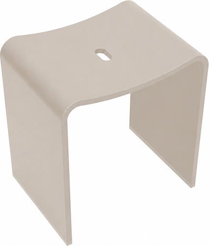 Boss & Wessing Kruk BWS Cruz 40x30x42 5 cm Solid Surface Beige