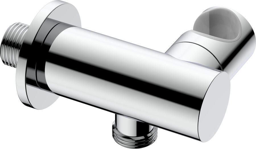 Boss & Wessing Muuraansluitbocht BWS Sensa met Wateraansluiting Kantelbaar Chroom