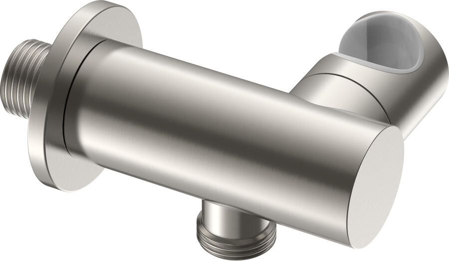 Boss & Wessing Muuraansluitbocht BWS Sensa met Wateraansluiting Kantelbaar Geborsteld RVS