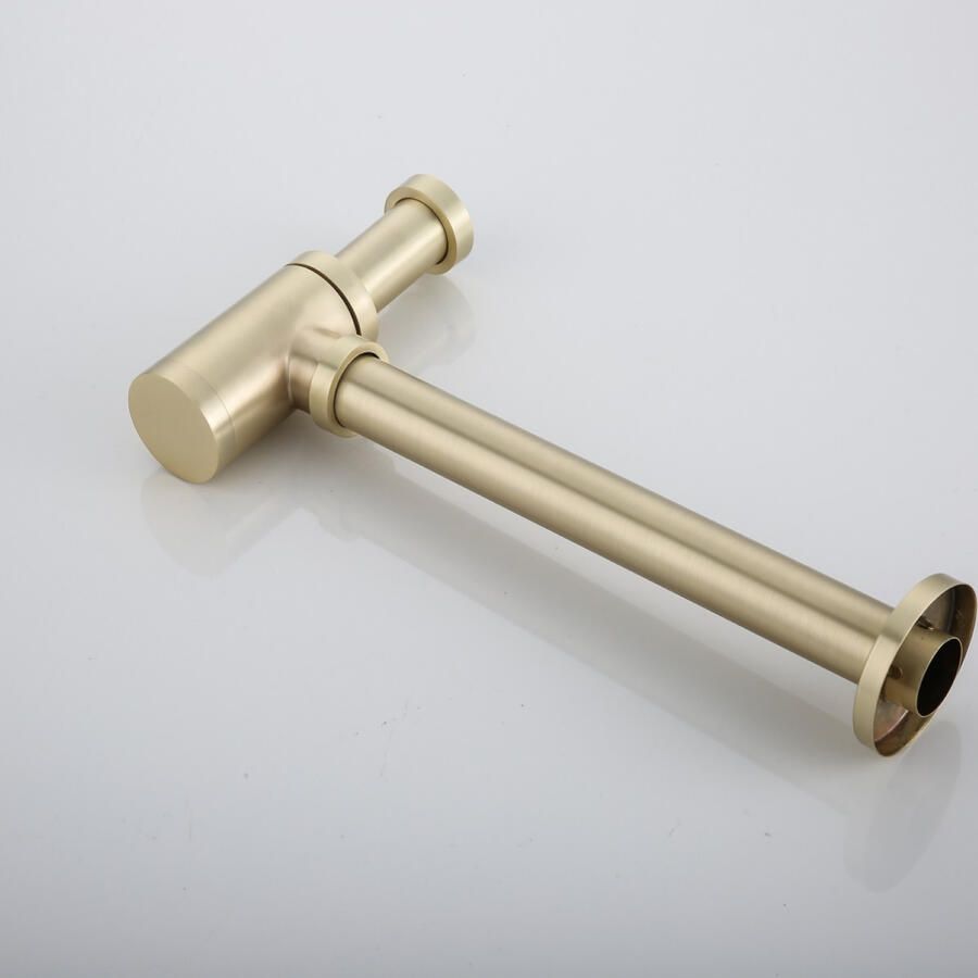 Boss & Wessing Sifon BWS Gold Geborsteld Messing Mat Goud