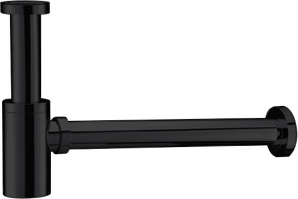 Boss & Wessing Sifon Voor Wastafel En Fontein BWS Sensa Geborsteld Mat Zwart PVD