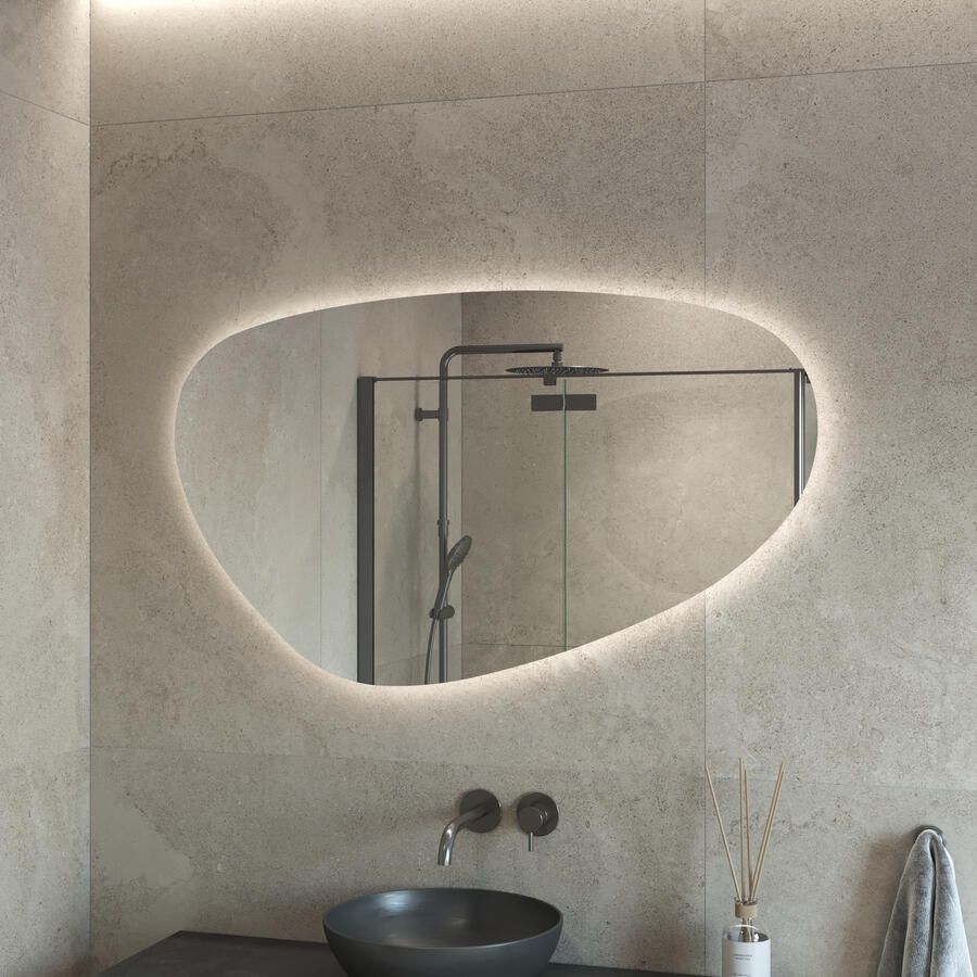 Boss & Wessing Spiegel BWS Archa Organisch LED Verlichting (ALLE MATEN)