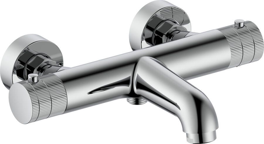 Boss & Wessing Thermostatische Badkraan BWS Sensa Thermostatisch Opbouw Knoppen Chroom