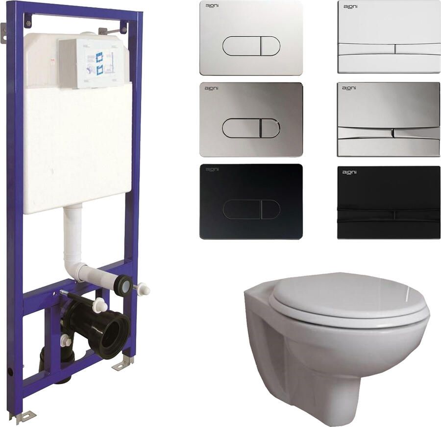 Boss & Wessing Toiletset Budget Set 02 B&W Compact Met B&W Drukplaat