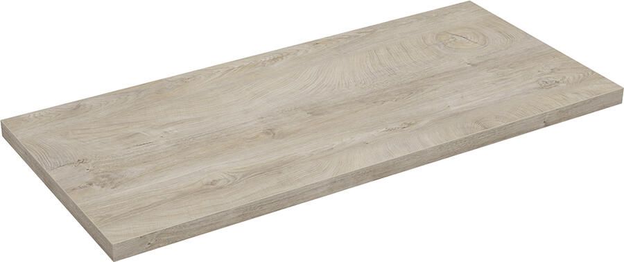 Boss & Wessing Topblad BWS Lyanna 100x46 cm Grijs Eiken