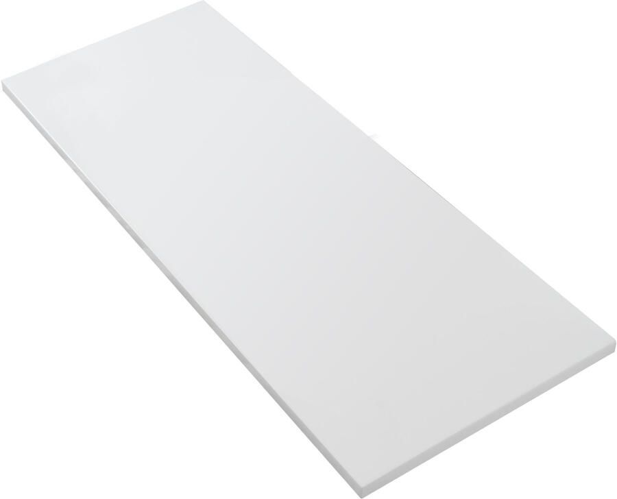 Boss & Wessing Topblad T.B.V Wastafelonderkast BWS Wanda Zonder Afvoergat 120x1 2x52 5 cm Mat Wit
