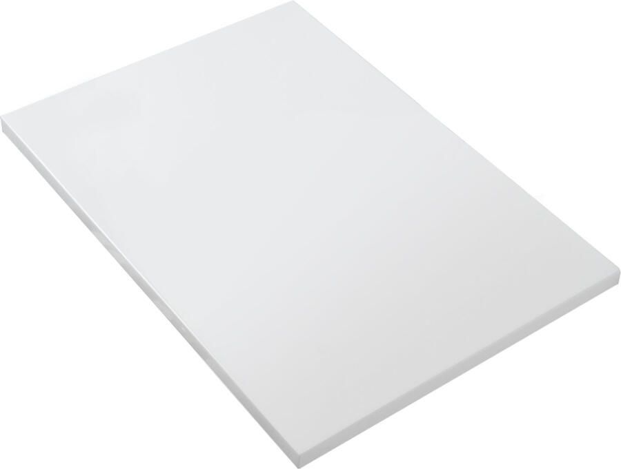 Boss & Wessing Topblad T.B.V Wastafelonderkast BWS Wanda Zonder Afvoergat 80x1 2x52 5 cm Mat Wit