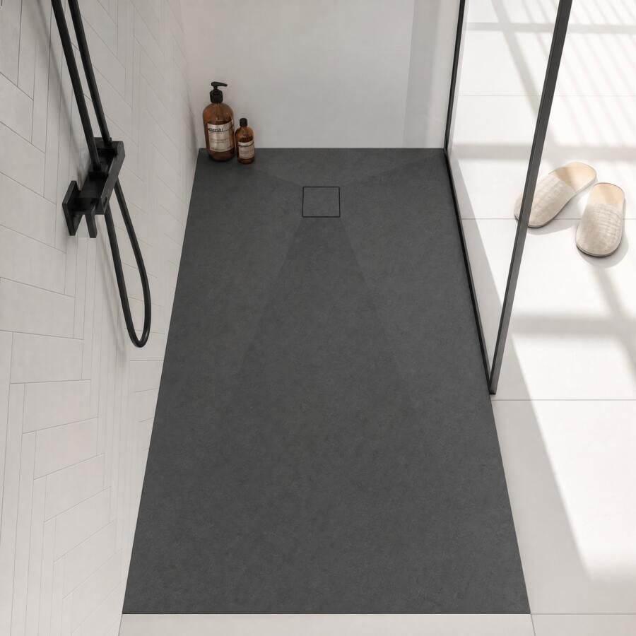 Boss & Wessing Tray SMC Douchebak 120x90 cm Zwart