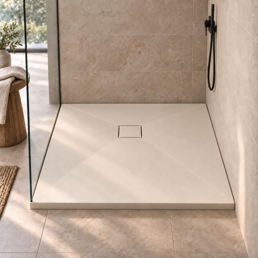 Boss & Wessing Tray SMC Douchebak 90x90 Beige