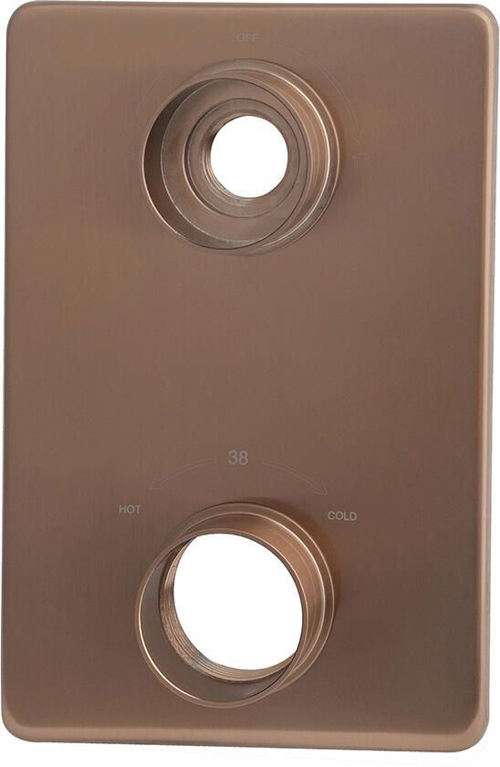 Boss & Wessing Verlengset Afbouwdeel BWS Karsten 2 Weg Geborsteld Brons Koper PVD