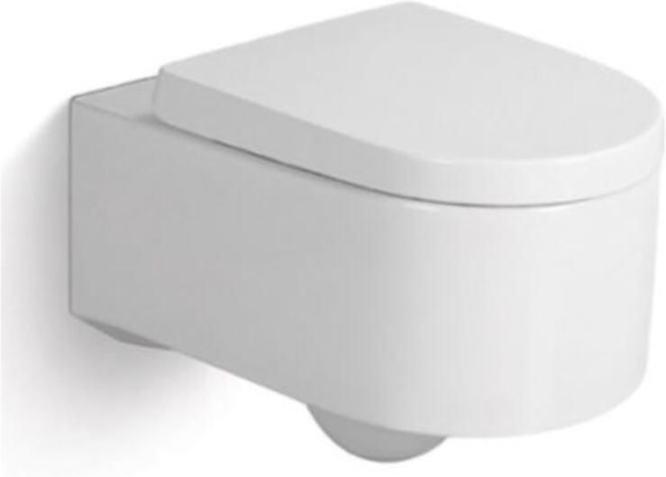 Boss & Wessing Wandcloset BWS New York 57x36 5x35 5 cm Hoogglans Wit (inclusief zitting)