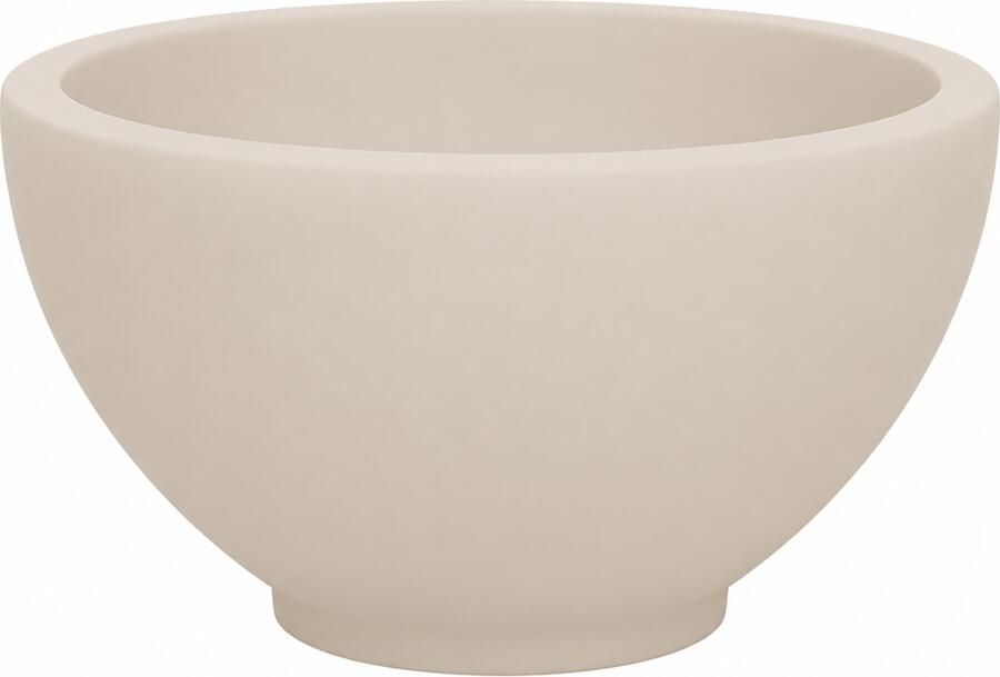 Wiesbaden Waskom Tessa Rond 20x11 cm Solid Surface Beige