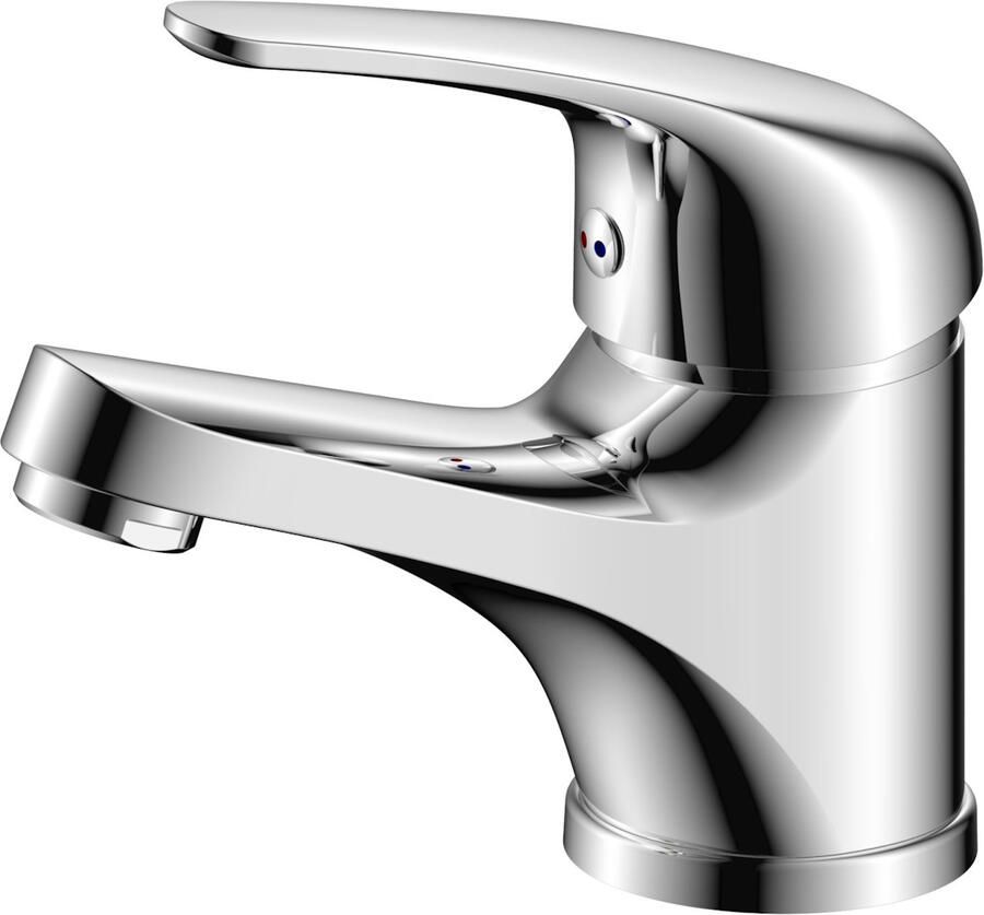 Boss & Wessing Wastafelkraan BWS Slim Chroom