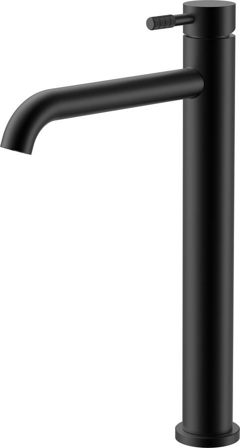 Boss & Wessing Wastafelmengkraan Hoog BWS Sensa Cold Start Hendel Geborsteld Mat Zwart PVD