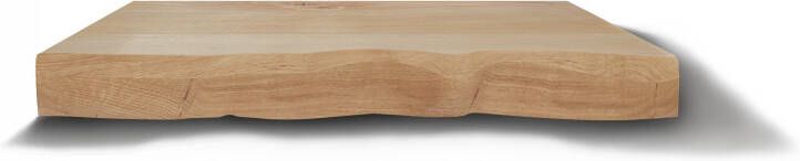 Boss & wessing Bovenblad BWS Eiken Massief Hout Zonder Boomschors 70 cm Olie Natuur