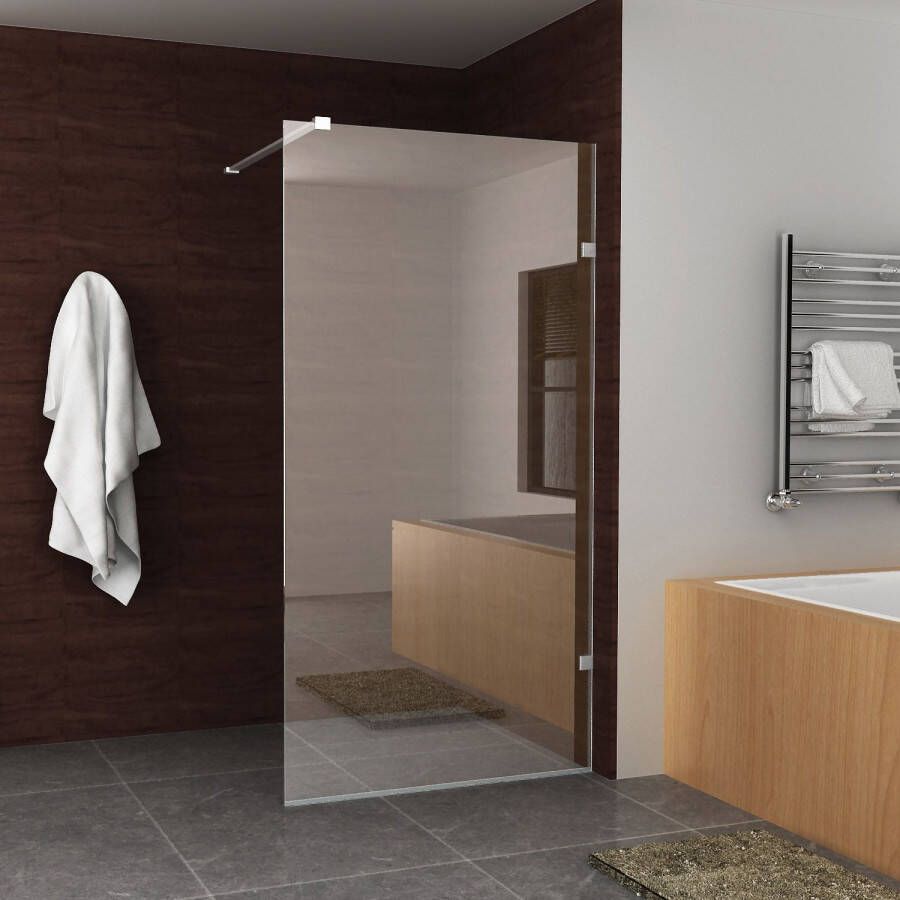 Boss & Wessing OUTLET BWS Edge Douchewand Profielloos 120x200 cm 8 mm NANO coating