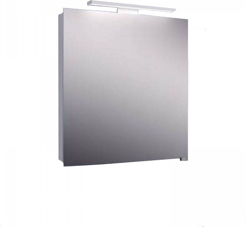 Boss & Wessing BWS LED Spiegelkast Luxe Aluminium 60x60x14 cm