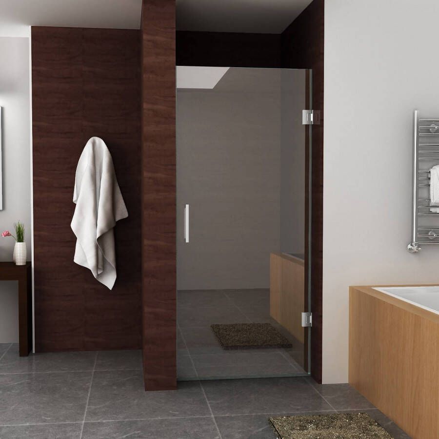 Boss & Wessing BWS Nisdeur Cura zonder Profiel 100x200 cm 8 mm NANO coating OP=OP!