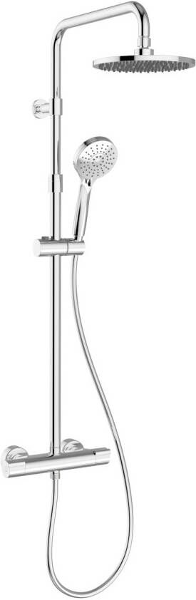 Boss & Wessing BWS regendouche rond stortdouche met handdouche chroom