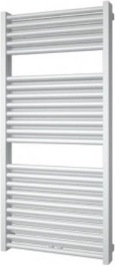 Plieger Imola M designradiator horizontaal met middenaansluiting 1230x600mm 943W mat wit 7255029