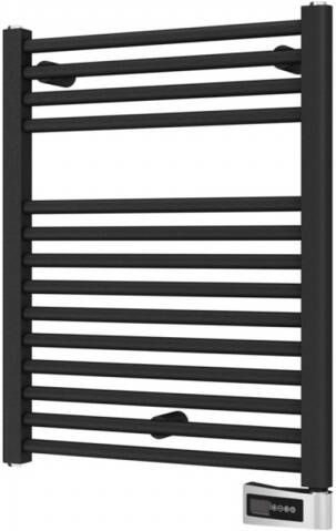 Plieger Palermo-EL III Fischio elektrische designradiator horizontaal 688x550mm 300W zwart grafiet (black graphite) 7255794
