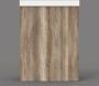 Arcqua Luna Fonteinset 54.3x39.7x21.8cm Canyon Oak met marble fontein met overloop mat wit FNK412795 - Thumbnail 1