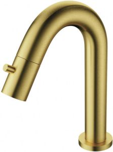 Aloni Creavit fonteinkraan opbouw 10 cm 1 2' geborsteld goud