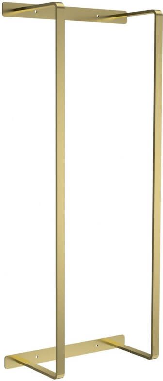 Boss & Wessing Handdoekrek BWS Jack Verticaal 67x28x14 cm Geborsteld Goud