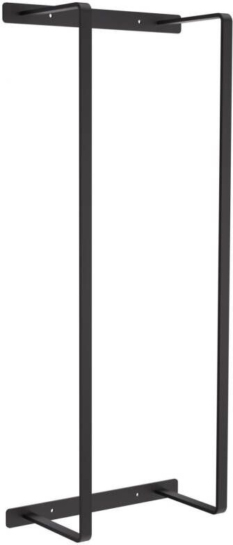 Boss & Wessing Handdoekrek BWS Jack Verticaal 67x28x14 cm Mat Zwart