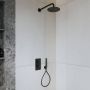Boss & Wessing Inbouw Regendouche Set BWS Colorato met Handdouche en Wanduitloop Mat Zwart - Thumbnail 1