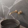 Boss & Wessing Inbouw Wastafelkraan BWS Colorato Incl. Inbouwdeel Geborsteld Goud - Thumbnail 1