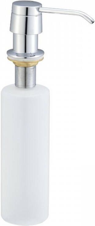 Boss & Wessing Inbouw zeeppompje chroom kunststof fles 250ml