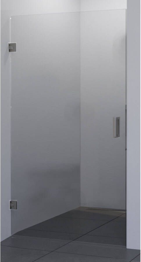 Boss & Wessing BWS Douchedeur | Medena | Profielloos | 70x200cm | Scharnieren Zwart | Nisdeur