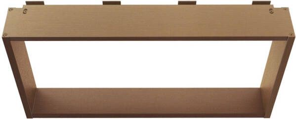 Boss & Wessing Opbouwnis BWS Colorato Doucherek voor Douchewand 30x60cm Geborsteld Koper