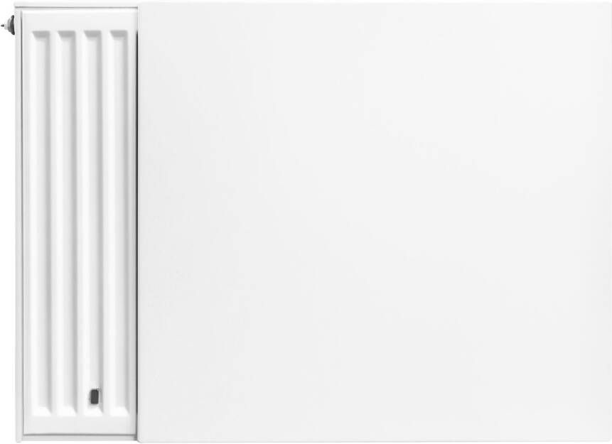 Boss & Wessing Radiator Voorplaat BWS Wesley 30x220 cm Vlakke Afwerking Wit