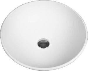 Boss & Wessing Ronde Waskom Per 42x14 cm Solid Surface Mat Wit