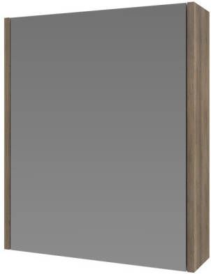 Boss & Wessing Spiegelkast BWS Salt 1 Deur 60x50 cm Incl. Planchetten Scotch Oak